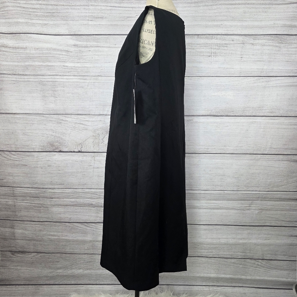 Kasper Seperates Plus Size Black Sleeveless Sheath Dress - Picture 3 of 11